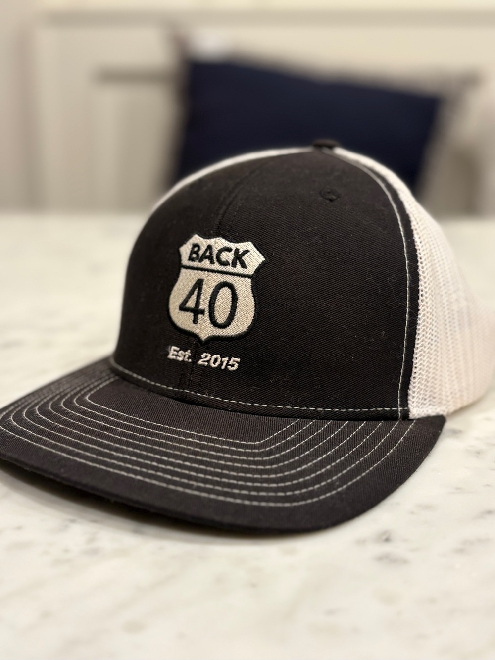 Adult Back 40 Utah trucker hat, Richardson style 112 , nice pre owned cond!